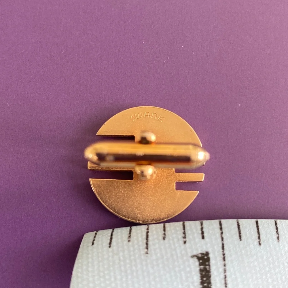 Vintage mid-century Goldtone classy Cufflinks Swank